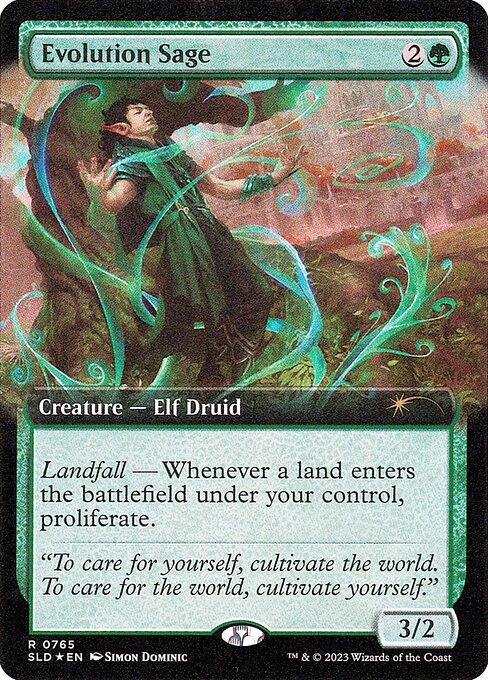 Evolution Sage (Extended Art) - Secret Lair Drop Series - R - 765
