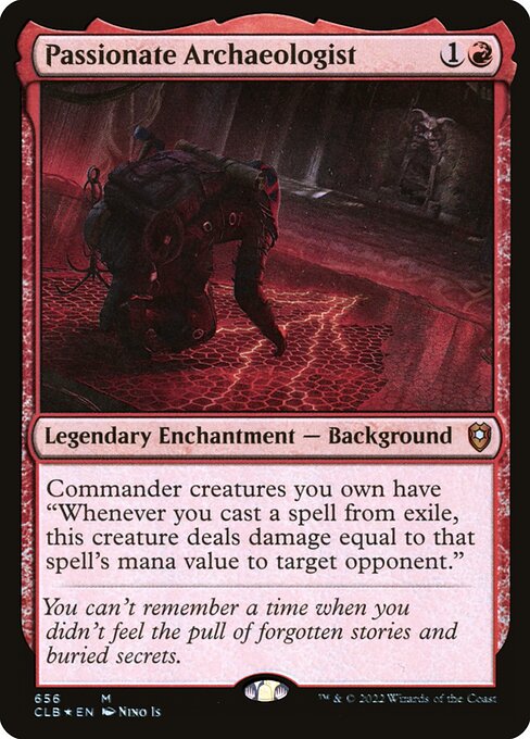 Passionate Archaeologist - Commander Legends: Battle for Baldur's Gate - M - 656