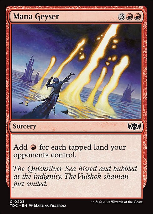 Mana Geyser - Commander: Tarkir: Dragonstorm - C - 223