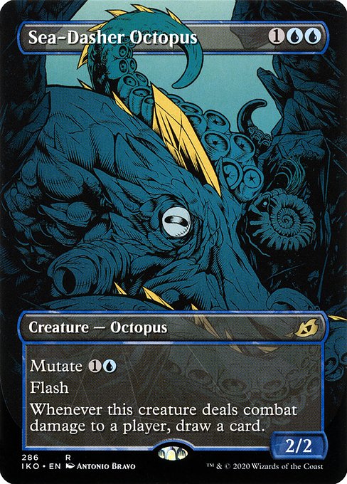 Sea-Dasher Octopus (Showcase) - Ikoria: Lair of Behemoths - R - 286
