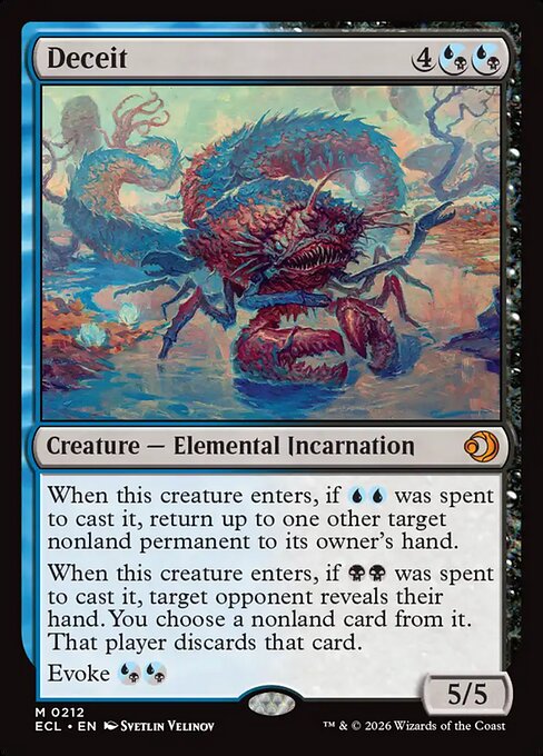 Deceit - Lorwyn Eclipsed - M - 212