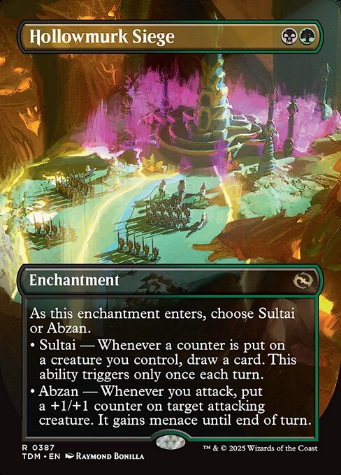 Hollowmurk Siege (Borderless) - Tarkir: Dragonstorm - R - 387