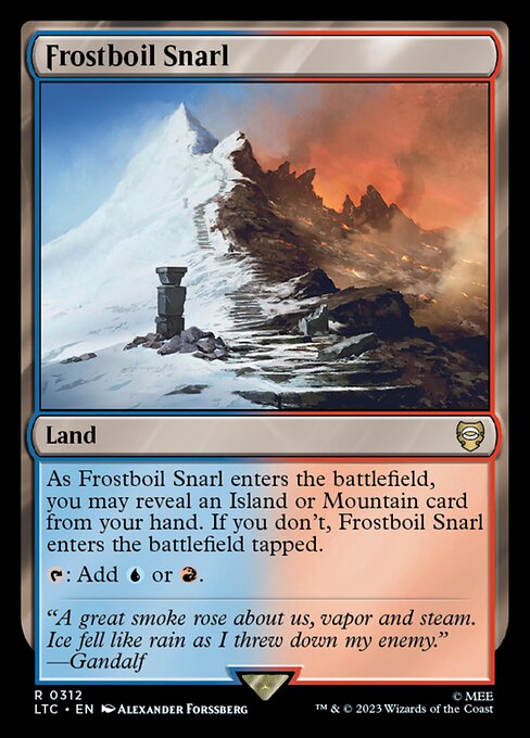 Frostboil Snarl - Commander: The Lord of the Rings: Tales of Middle-earth - R - 312