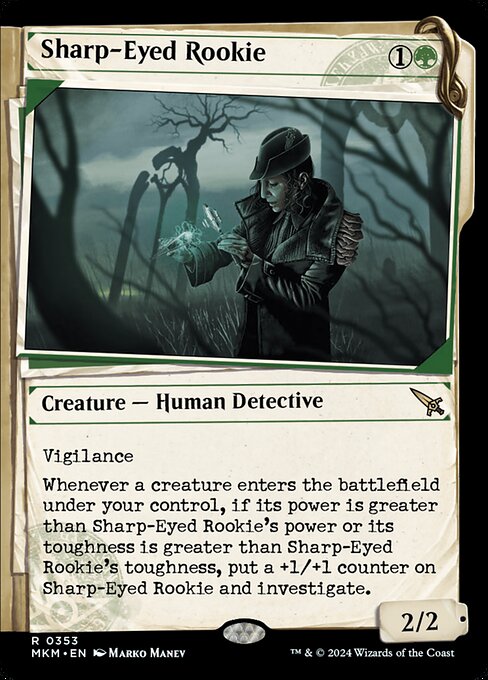 Sharp-Eyed Rookie (Showcase) - Murders at Karlov Manor - R - 353