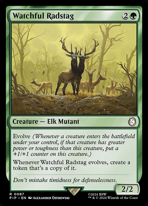 Watchful Radstag - Universes Beyond: Fallout - R - 87