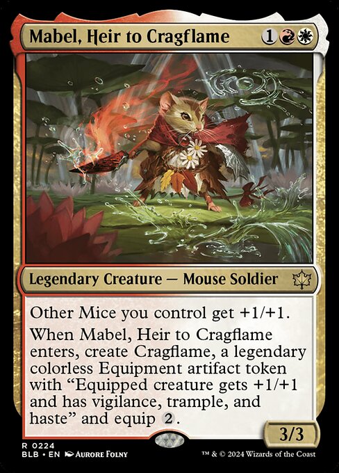 Mabel, Heir to Cragflame - Bloomburrow - R - 224
