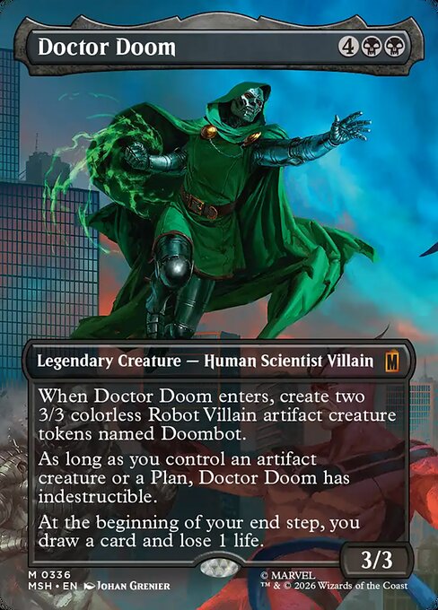 Doctor Doom (Borderless) (0336) - Marvel Super Heroes - M - 336