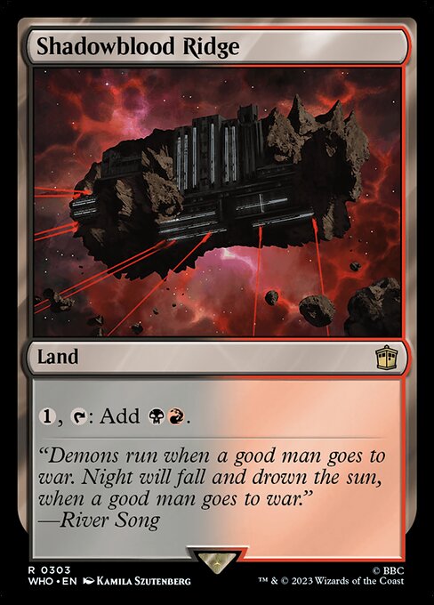 Shadowblood Ridge - Universes Beyond: Doctor Who - R - 303