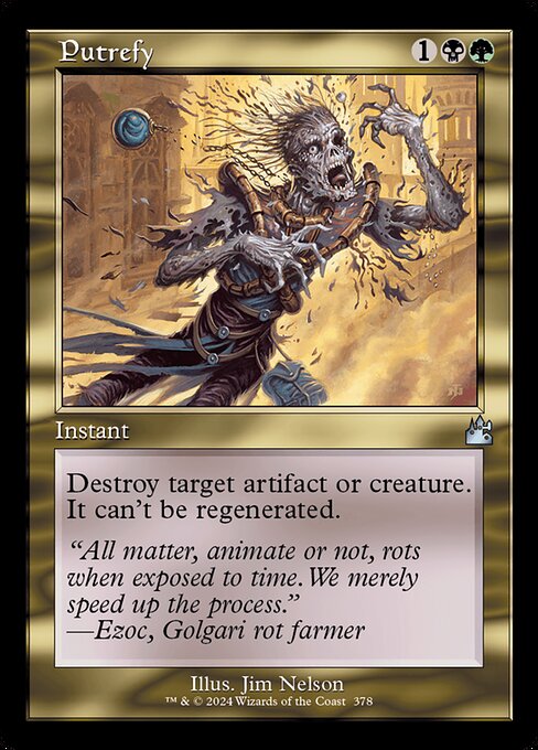 Putrefy (Retro Frame) - Ravnica Remastered - U - 378