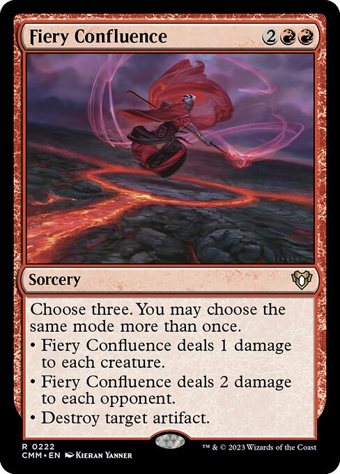 Fiery Confluence - Commander Masters - R - 222