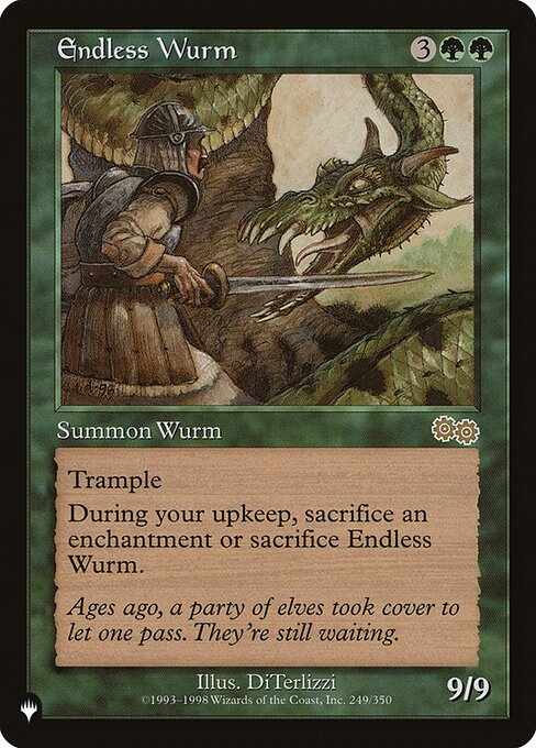 Endless Wurm - The List Reprints - R - 249/350