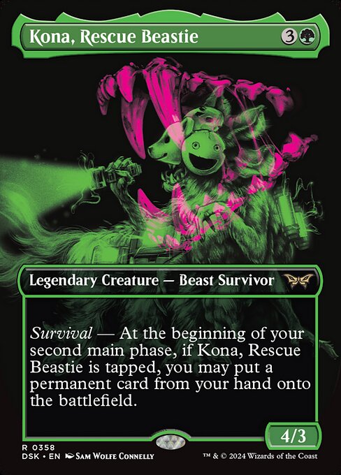 Kona, Rescue Beastie (Showcase) - Duskmourn: House of Horror - R - 358