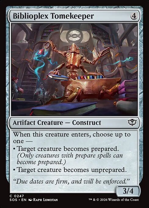 Biblioplex Tomekeeper - Secrets of Strixhaven - C - 247