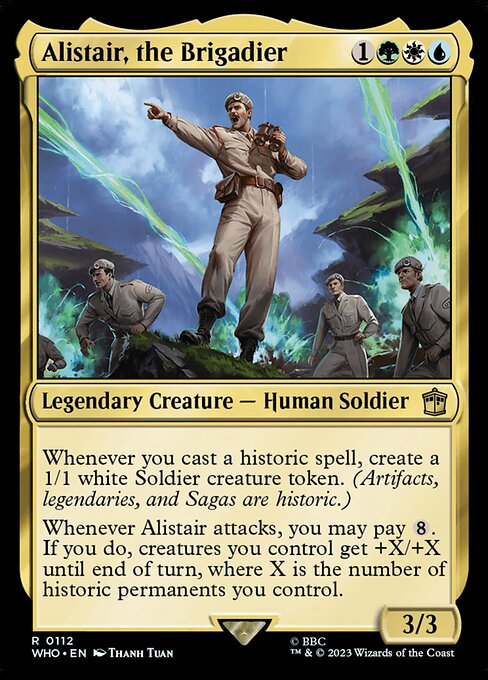 Alistair, the Brigadier - Universes Beyond: Doctor Who - R - 112