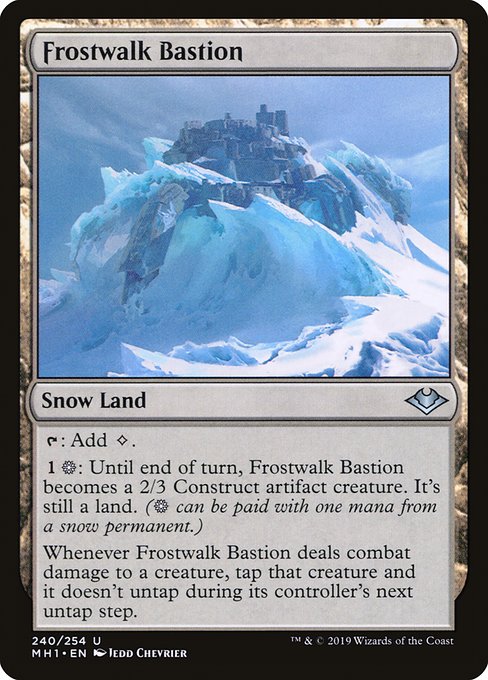 Frostwalk Bastion - Modern Horizons - U - 240