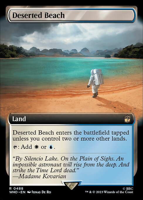 Deserted Beach (Extended Art) - Universes Beyond: Doctor Who - R - 488