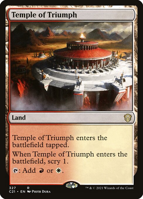 Temple of Triumph - Commander 2021 - R - 327