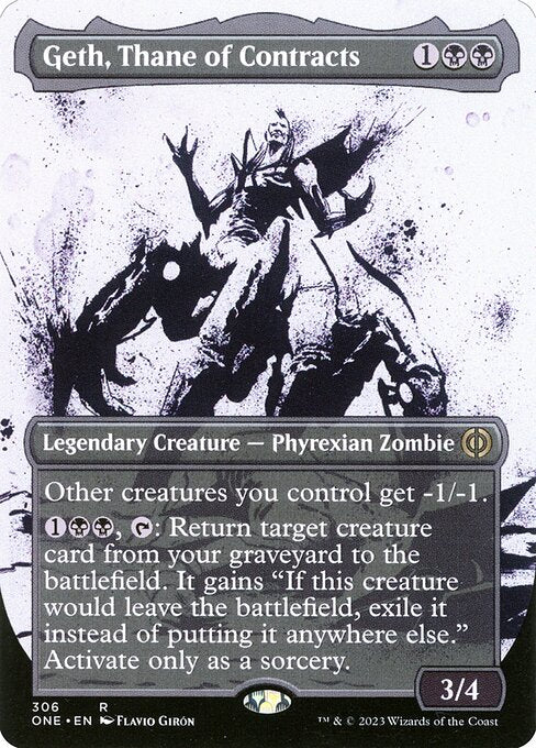 Geth, Thane of Contracts (Showcase) - Phyrexia: All Will Be One - R - 306