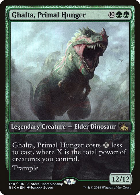 Ghalta, Primal Hunger - Game Day & Store Championship Promos - P - 130