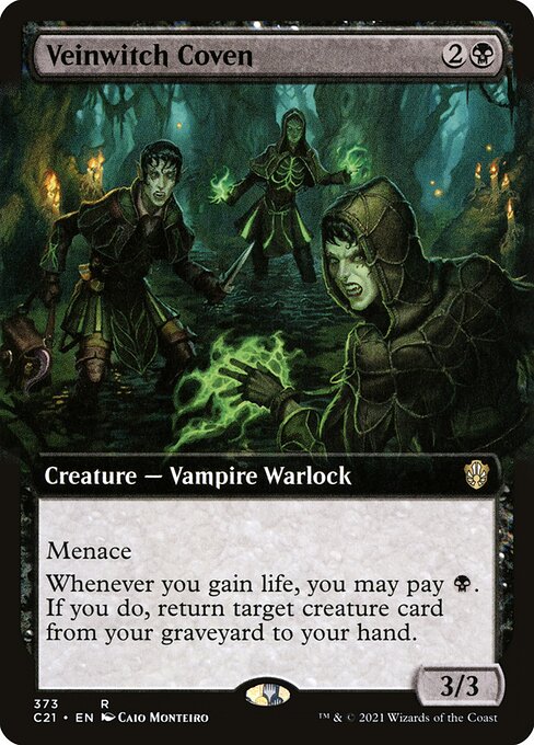 Veinwitch Coven (Extended Art) - Commander 2021 - R - 373