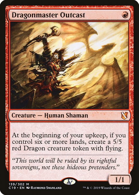 Dragonmaster Outcast - Commander 2019 - M - 139