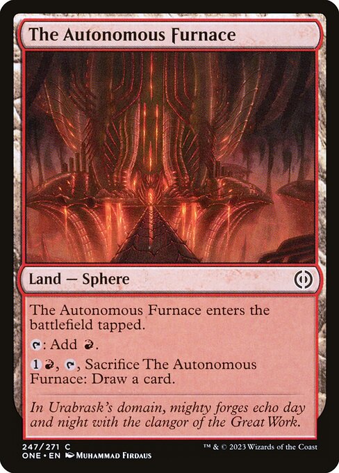 The Autonomous Furnace - Phyrexia: All Will Be One - C - 247