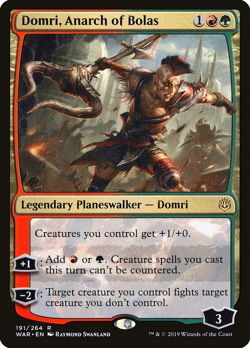 Domri, Anarch of Bolas - War of the Spark - R - 191