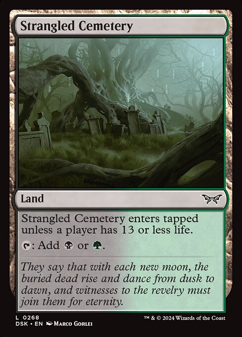 Strangled Cemetery - Duskmourn: House of Horror - L - 268