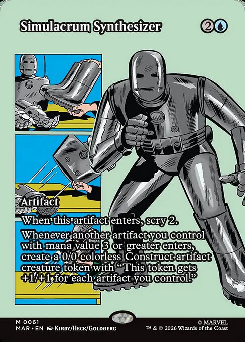 Simulacrum Synthesizer (Borderless) - Marvel Universe Eternal-Legal - M - 61