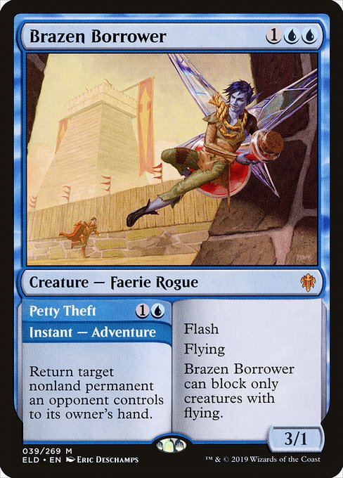 Brazen Borrower - Throne of Eldraine - M - 39