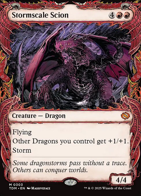 Stormscale Scion (Showcase) - Tarkir: Dragonstorm - M - 303