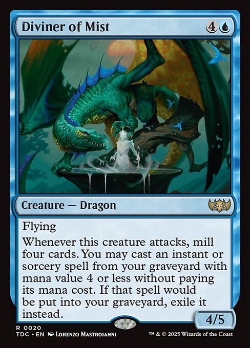 Diviner of Mist - Commander: Tarkir: Dragonstorm - R - 20