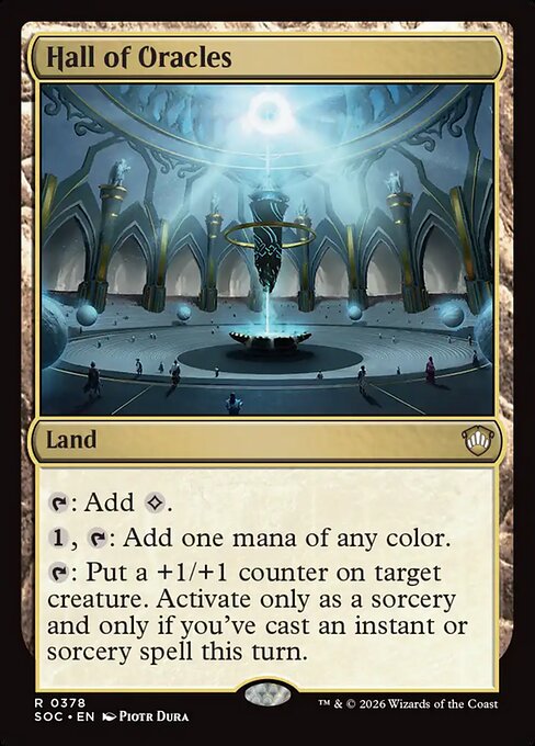 Hall of Oracles - Commander: Secrets of Strixhaven - R - 378