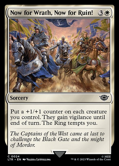 Now for Wrath, Now for Ruin! - Universes Beyond: The Lord of the Rings: Tales of Middle-earth - C - 24