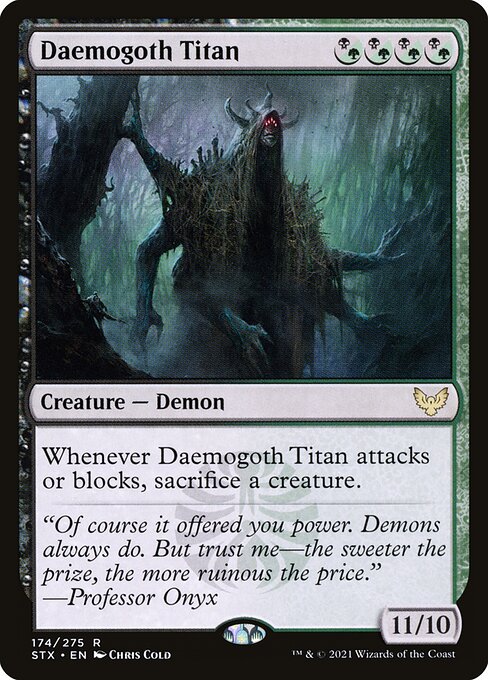 Daemogoth Titan - Strixhaven: School of Mages - R - 174