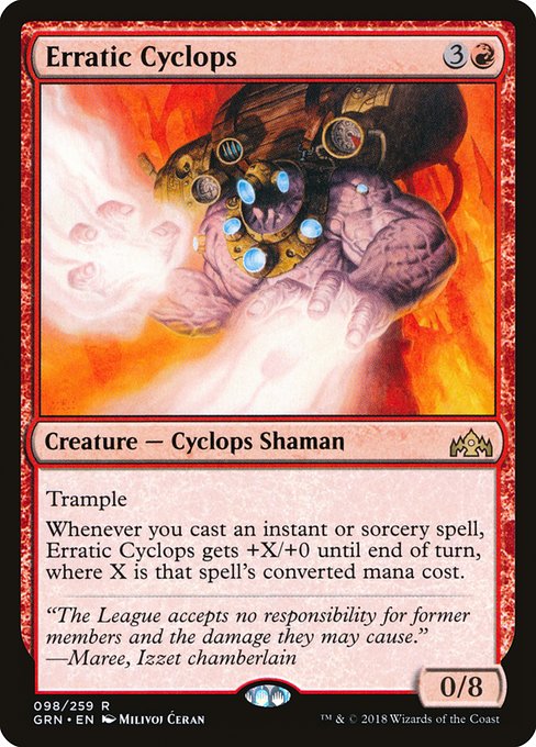 Erratic Cyclops - Guilds of Ravnica - R - 98