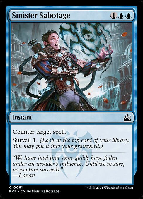 Sinister Sabotage - Ravnica Remastered - C - 61