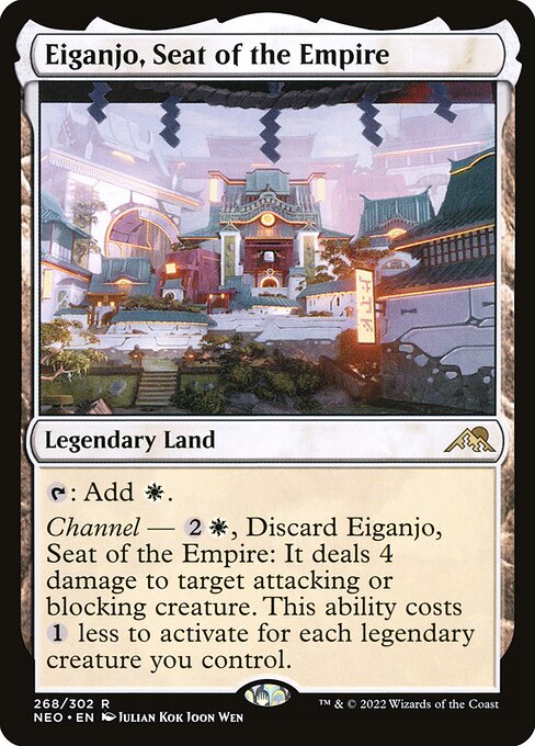 Eiganjo, Seat of the Empire - Kamigawa: Neon Dynasty - R - 268