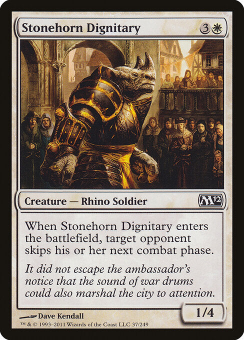 Stonehorn Dignitary - Magic 2012 (M12) - C - 37