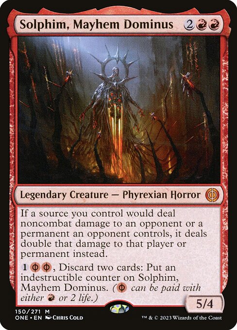 Solphim, Mayhem Dominus - Phyrexia: All Will Be One - M - 150