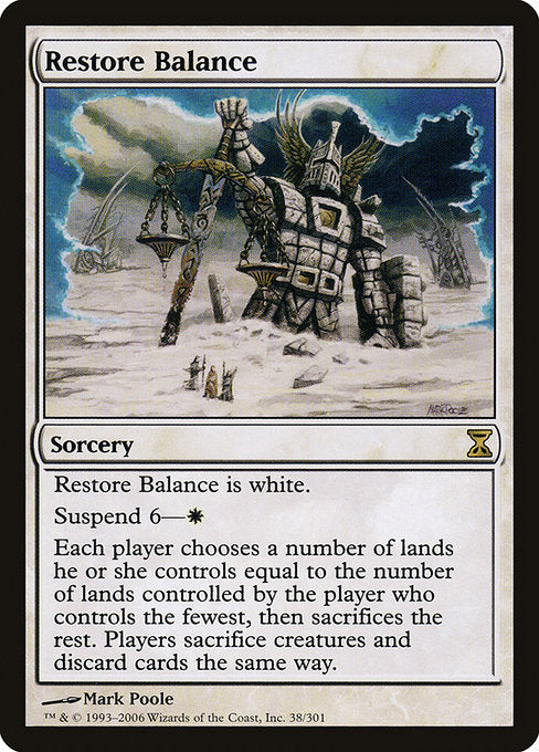 Restore Balance - Time Spiral - R - 38