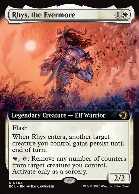 Rhys, the Evermore (Extended Art) - Lorwyn Eclipsed - R - 354