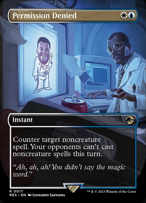 Permission Denied (Borderless) - Universes Beyond: Jurassic World Collection - R - 17