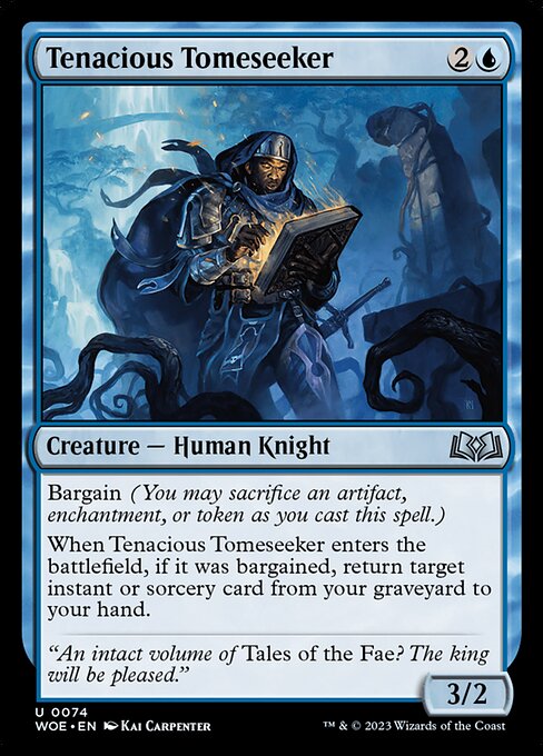 Tenacious Tomeseeker - Wilds of Eldraine - U - 74