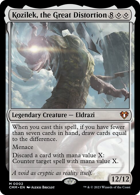 Kozilek, the Great Distortion - Commander Masters - M - 2