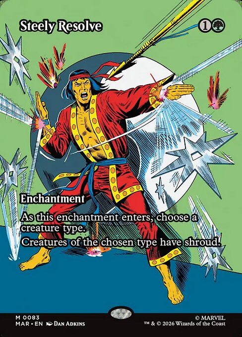 Steely Resolve (Borderless) - Marvel Universe Eternal-Legal - M - 83
