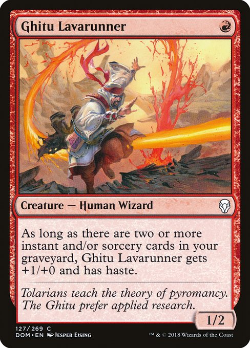 Ghitu Lavarunner - Dominaria - C - 127