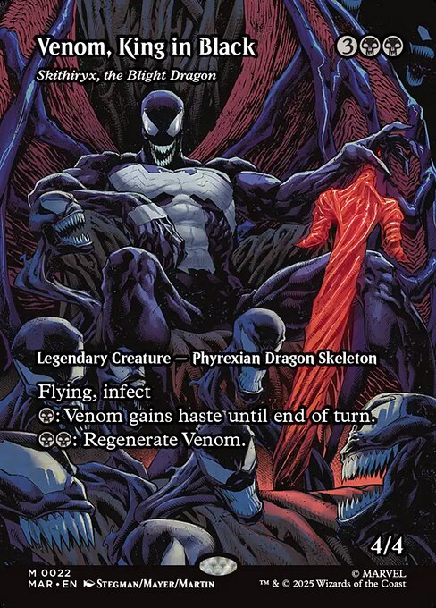 Venom, King in Black - Skithiryx, the Blight Dragon (Borderless) - Marvel Universe Eternal-Legal - M - 22