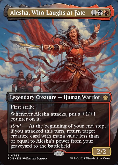 Alesha, Who Laughs at Fate (Borderless) - Foundations - R - 343
