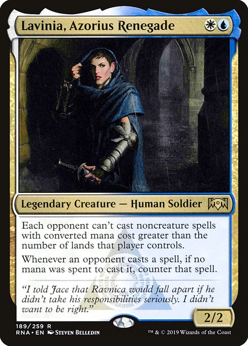 Lavinia, Azorius Renegade - Ravnica Allegiance - R - 189